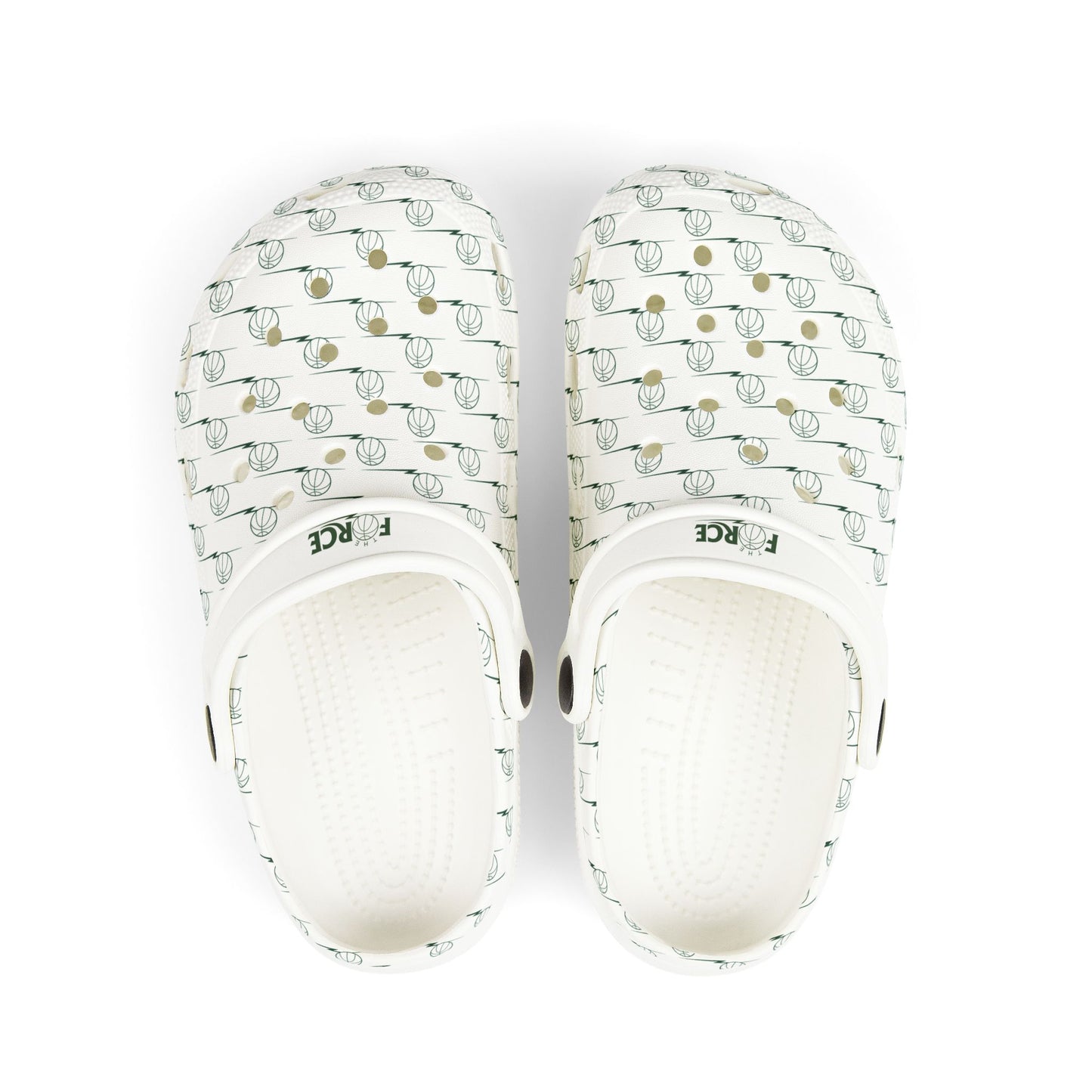 Force Youth Rubber Slides FL - White