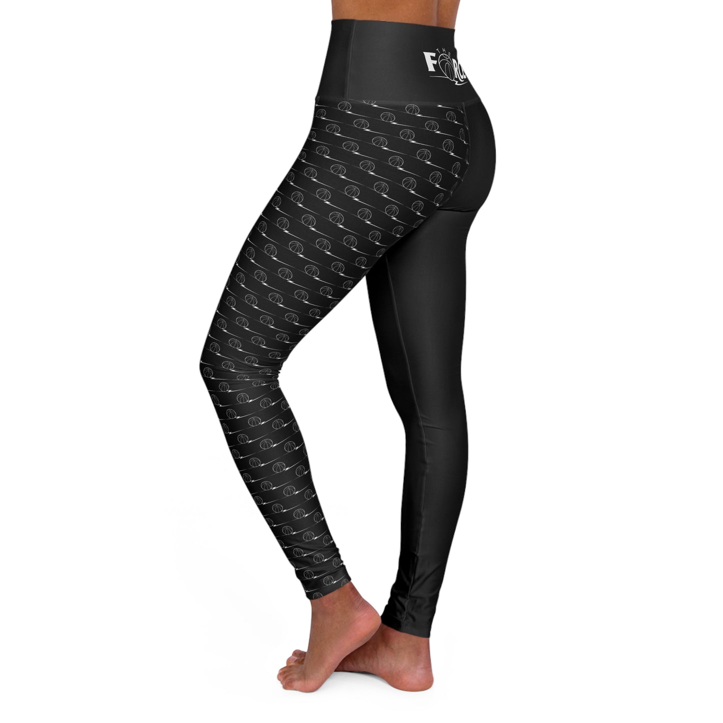 Force Women's Long Yoga Tights - Black
