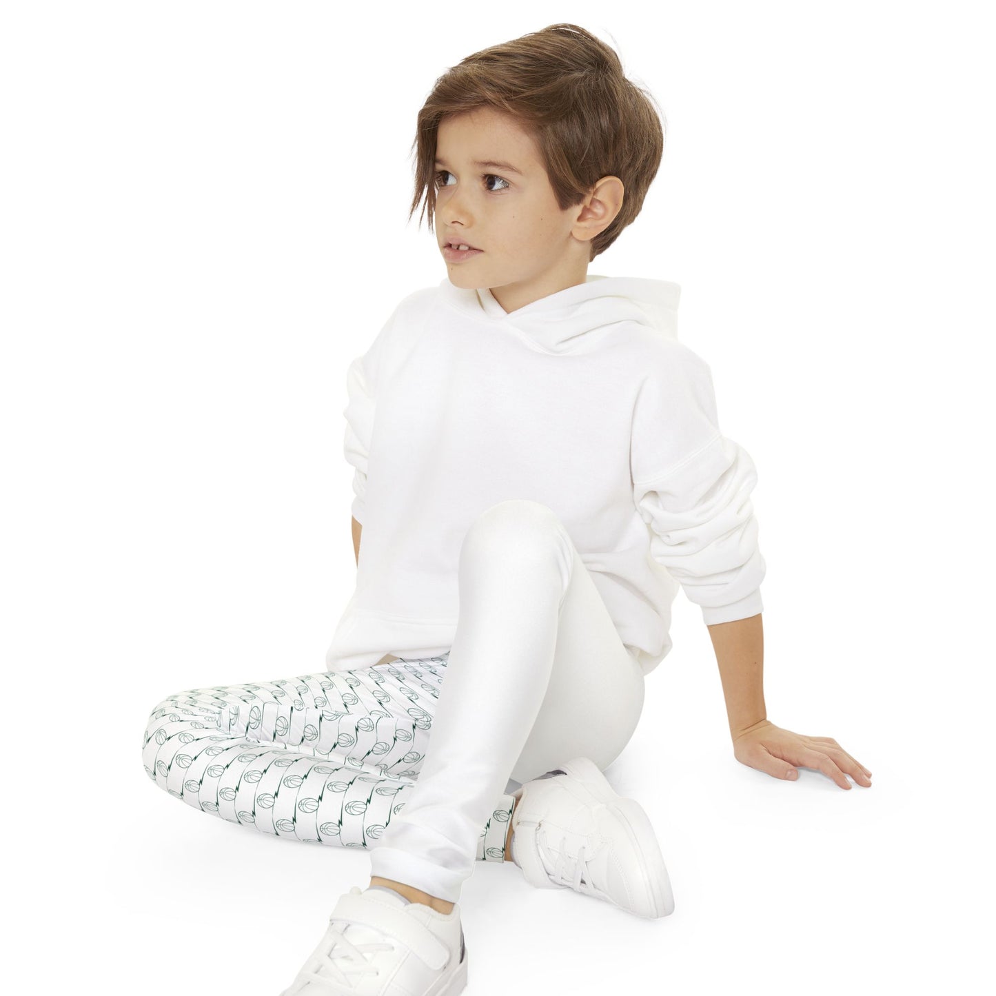 Force Youth Long Leggings FL - White