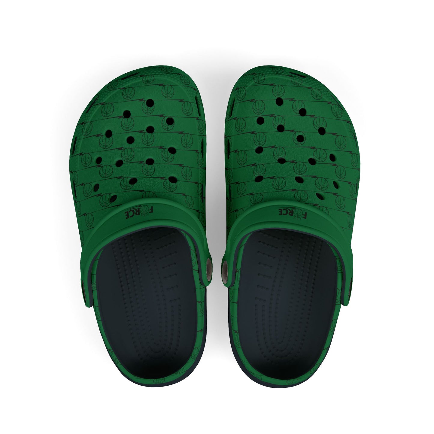 Force Youth Rubber Slides FL - Green