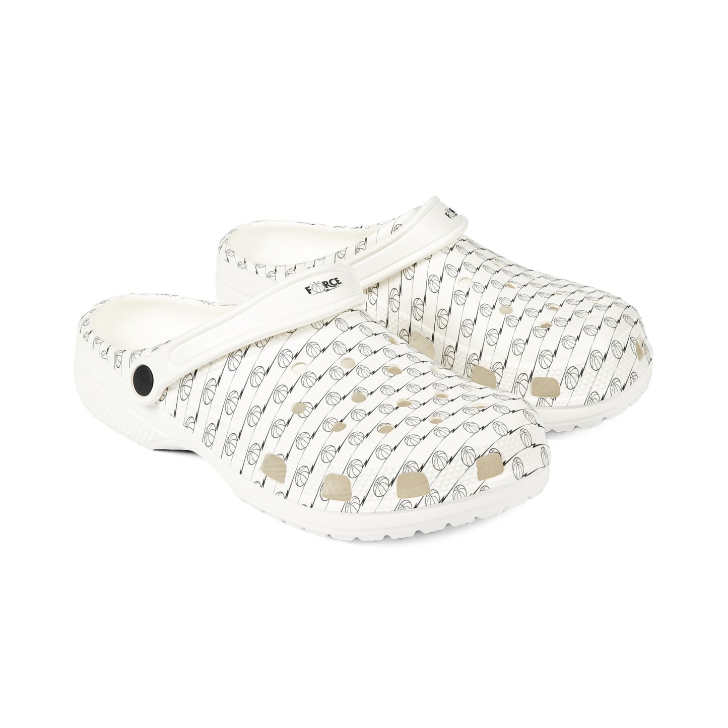 Force Adult Rubber Shoes FL - White