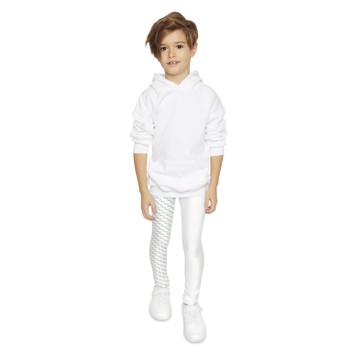 Force Youth Long Leggings FL - White