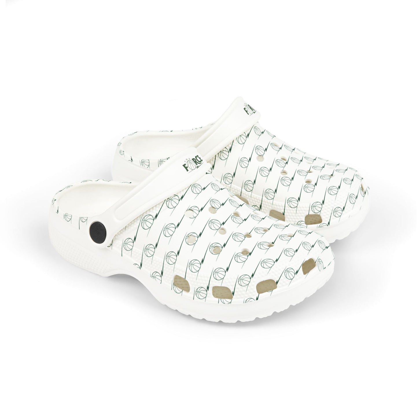 Force Youth Rubber Slides FL - White