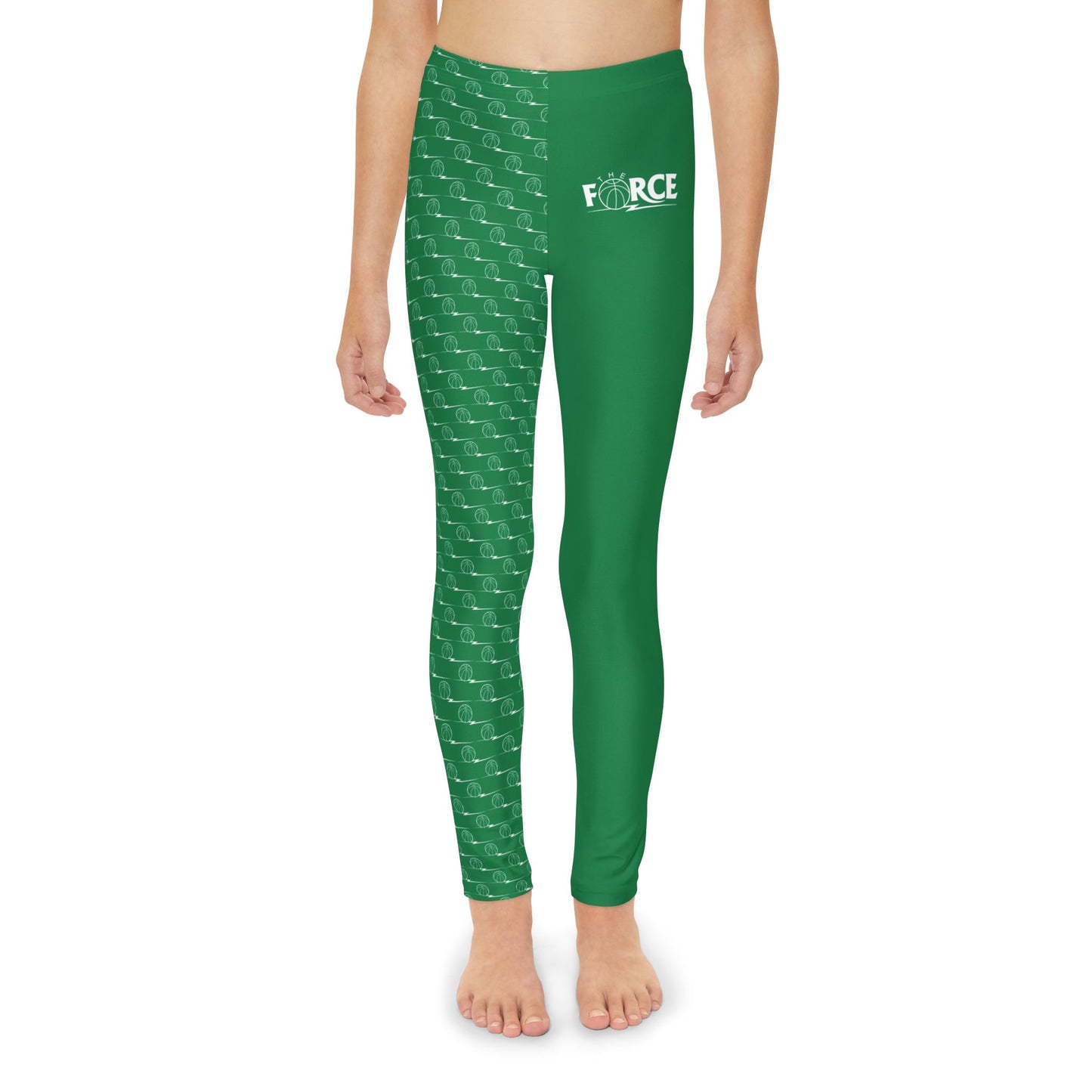 Force Youth Long Leggings FL - Green