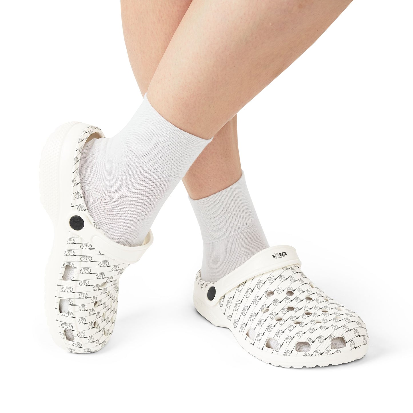 Force Adult Rubber Shoes FL - White