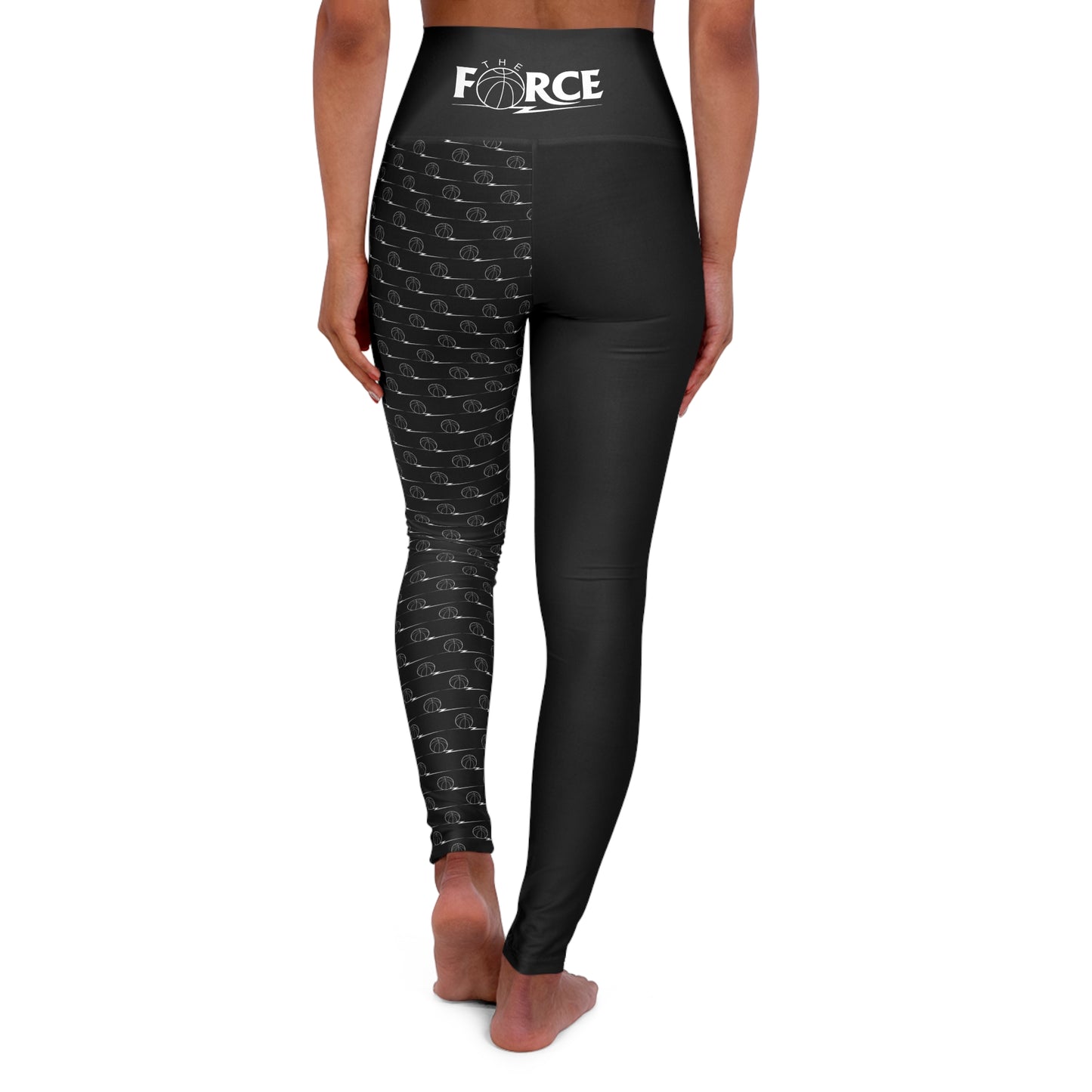 Force Women's Long Yoga Tights - Black