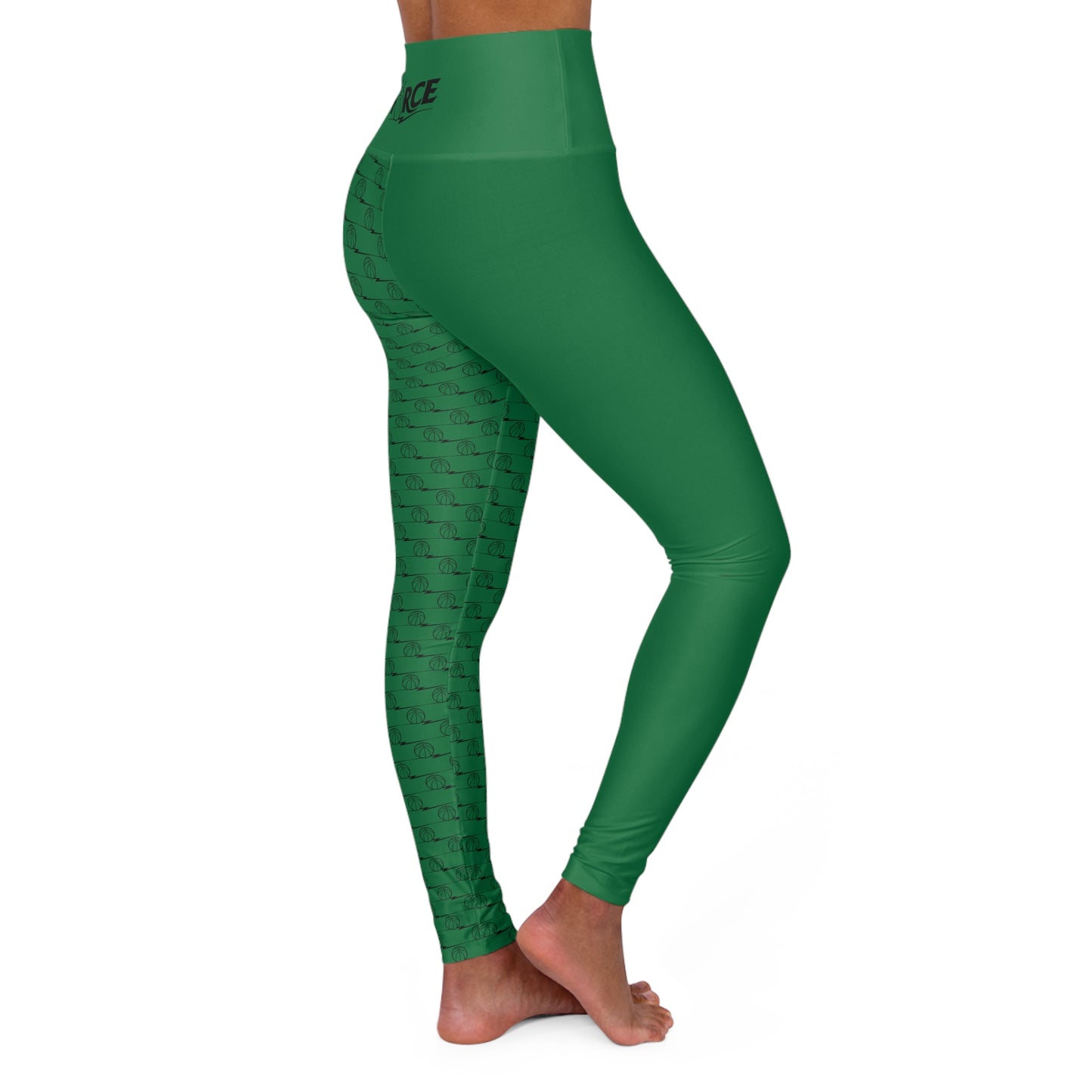 Force Women's Long Yoga Tights FL - Green