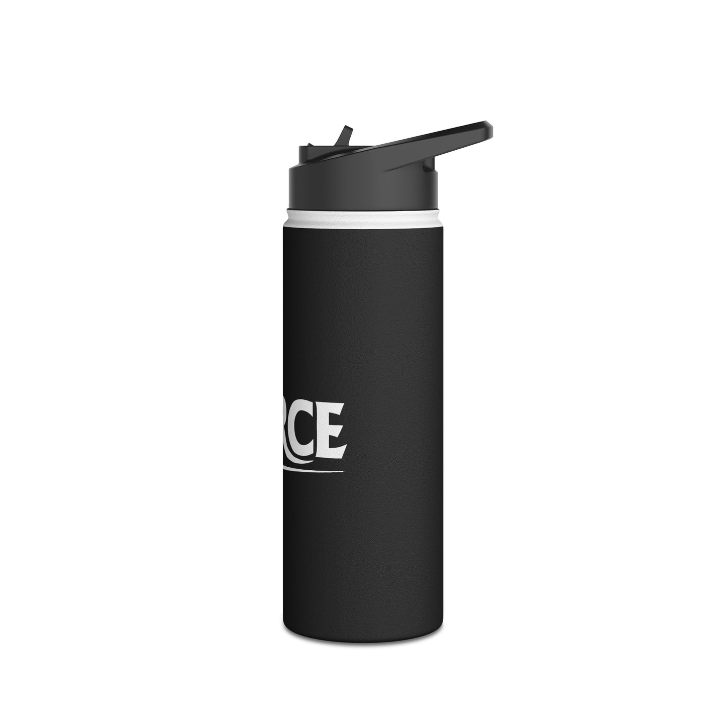 The Force Black Stainless Steel Water Bottle (3 Sizes)