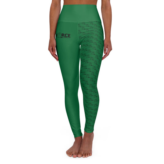 Force Women's Long Yoga Tights FL - Green