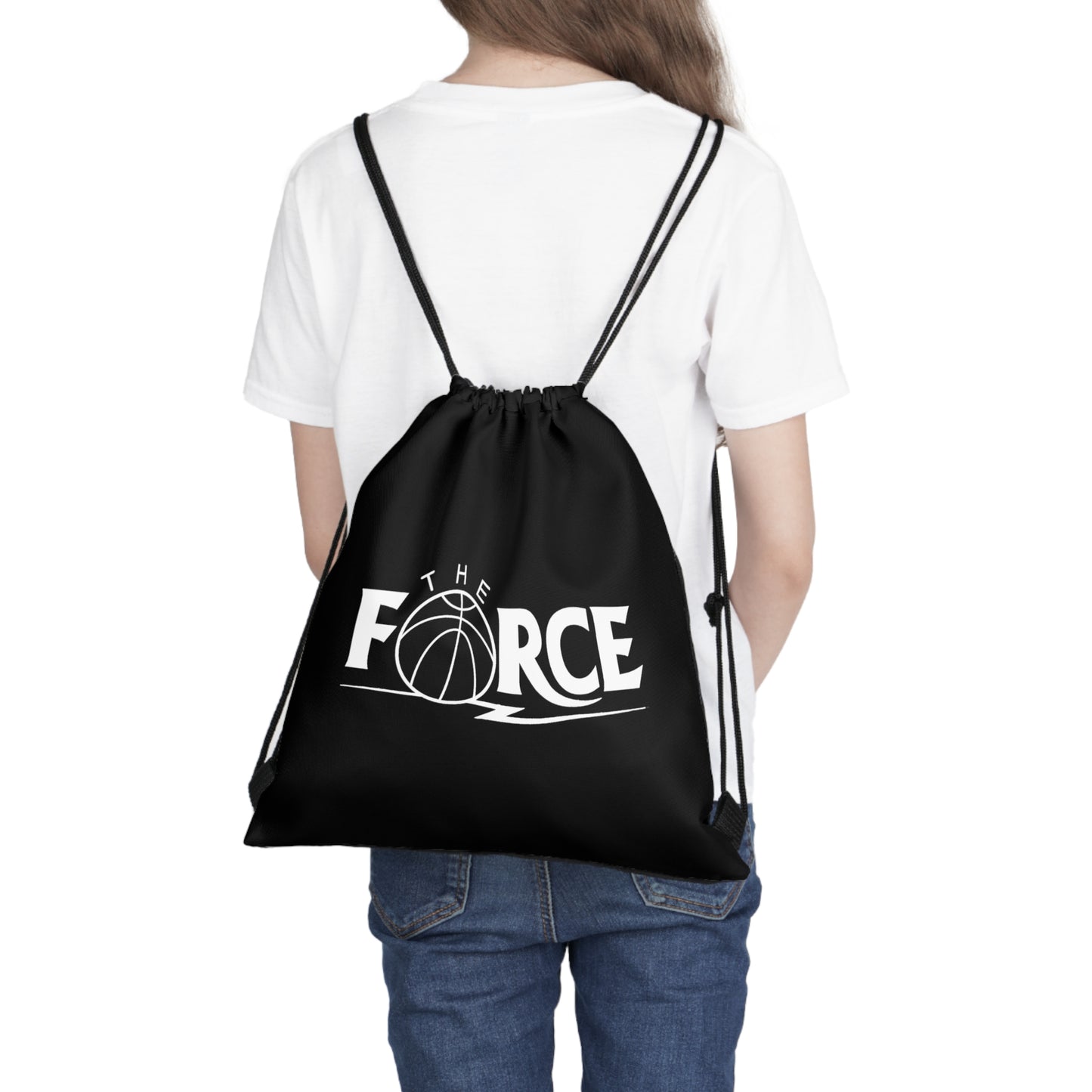 The Force Black Outdoor Drawstring Bag