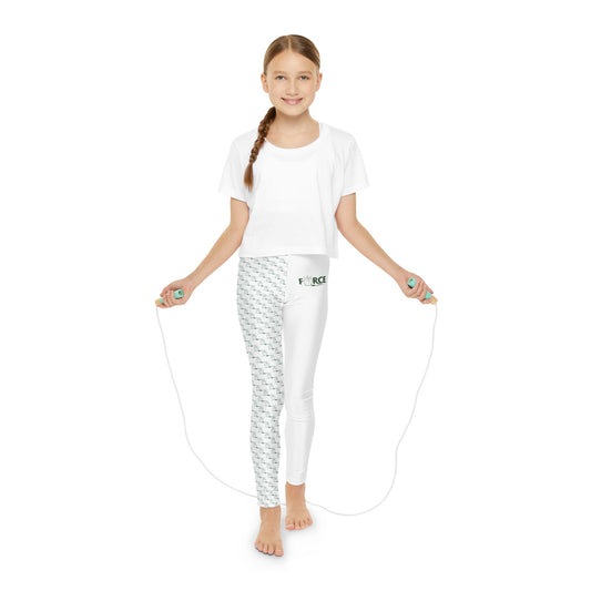 Force Youth Long Leggings FL - White