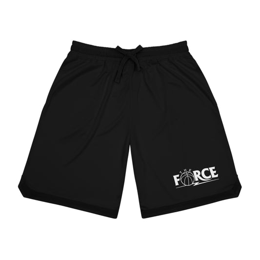 The Force Black Basketball Rib Shorts