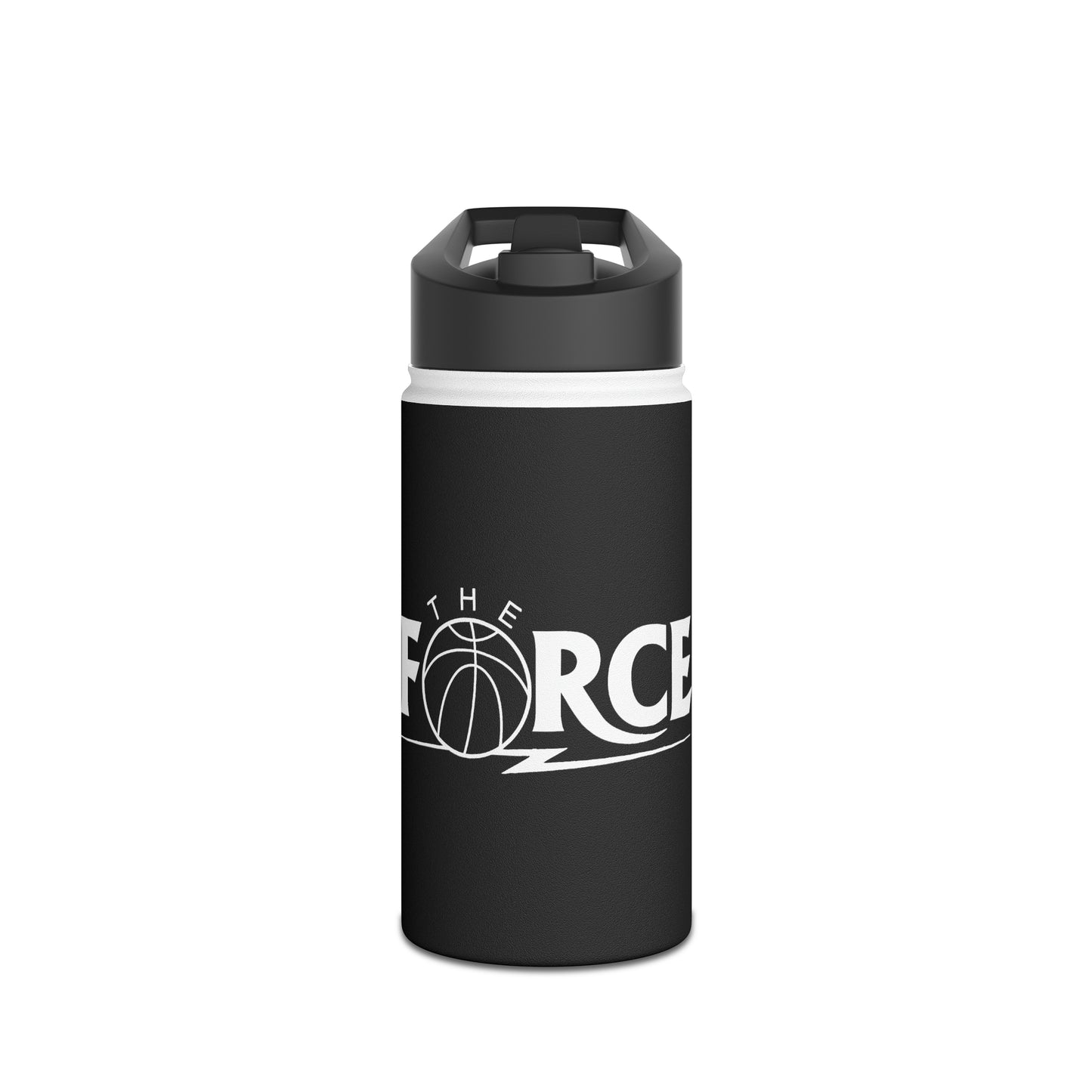 The Force Black Stainless Steel Water Bottle (3 Sizes)
